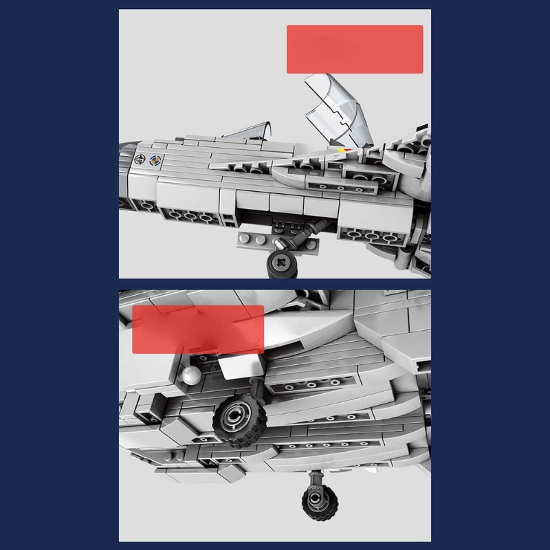 Modelo de caça J-15 | 1186 peças