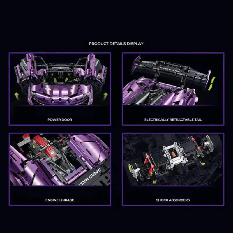 McLaren P1 GTR Technic | 3.567 PCS – 1:8 Scale Model