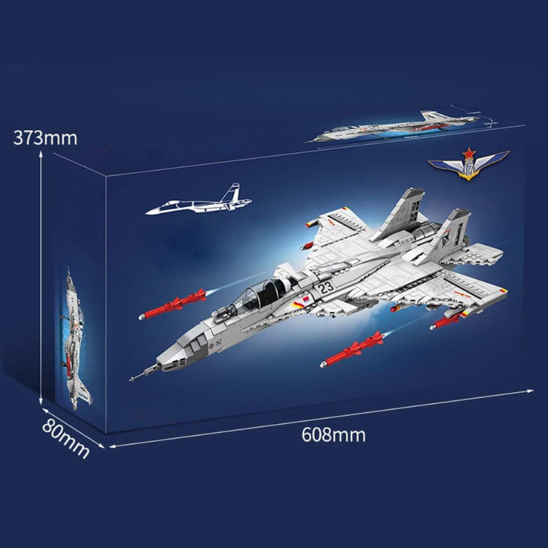 Modelo de caça J-15 | 1186 peças