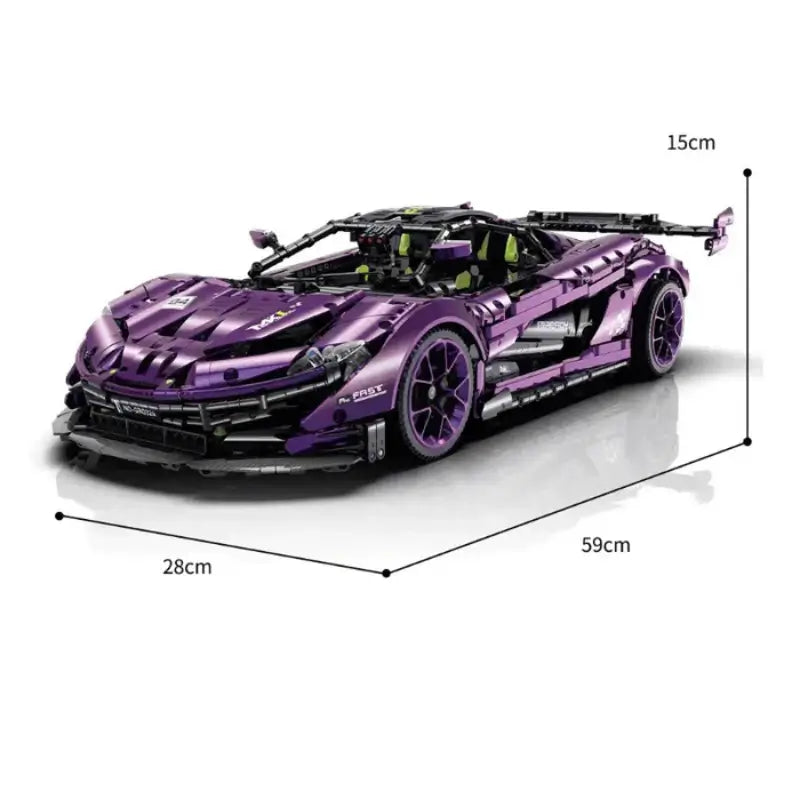 McLaren P1 GTR Technic | 3.567 PCS – 1:8 Scale Model