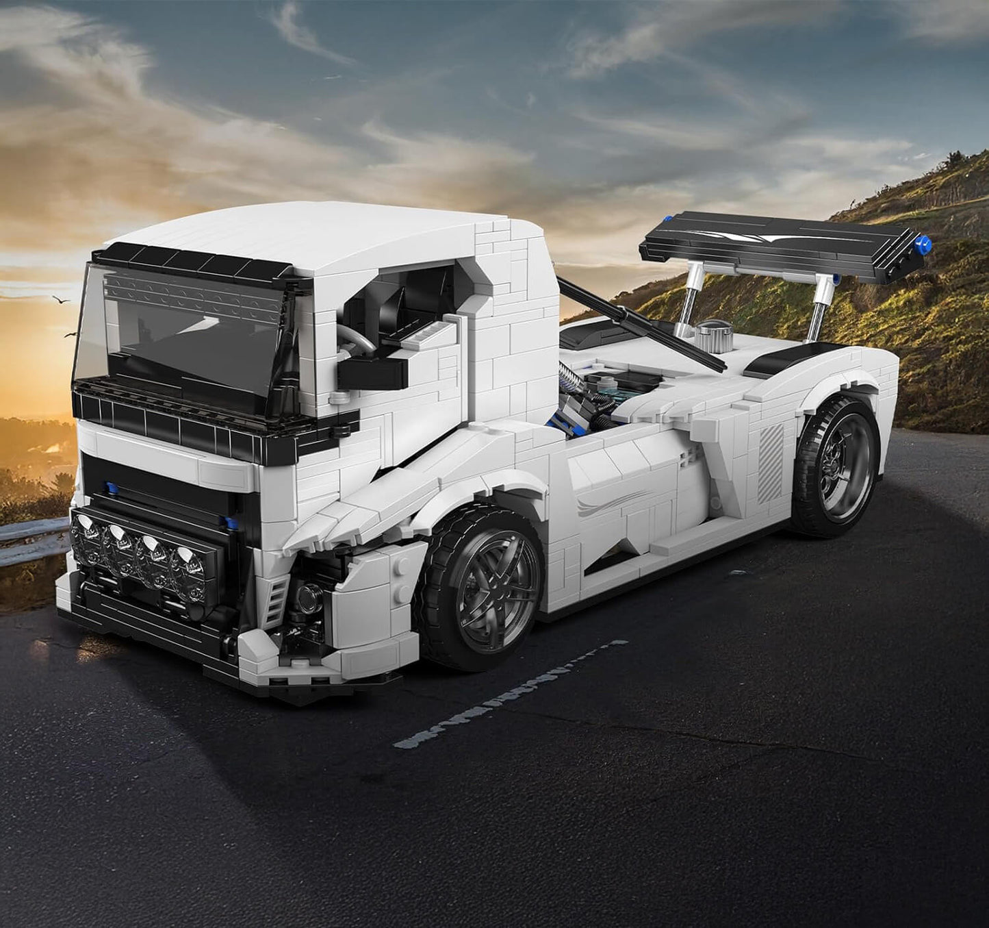 High-Performance European Race Truck 1603pcs