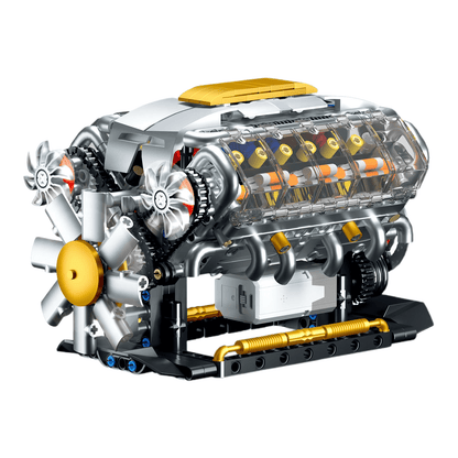 Motor V8 motorizado 691 peças
