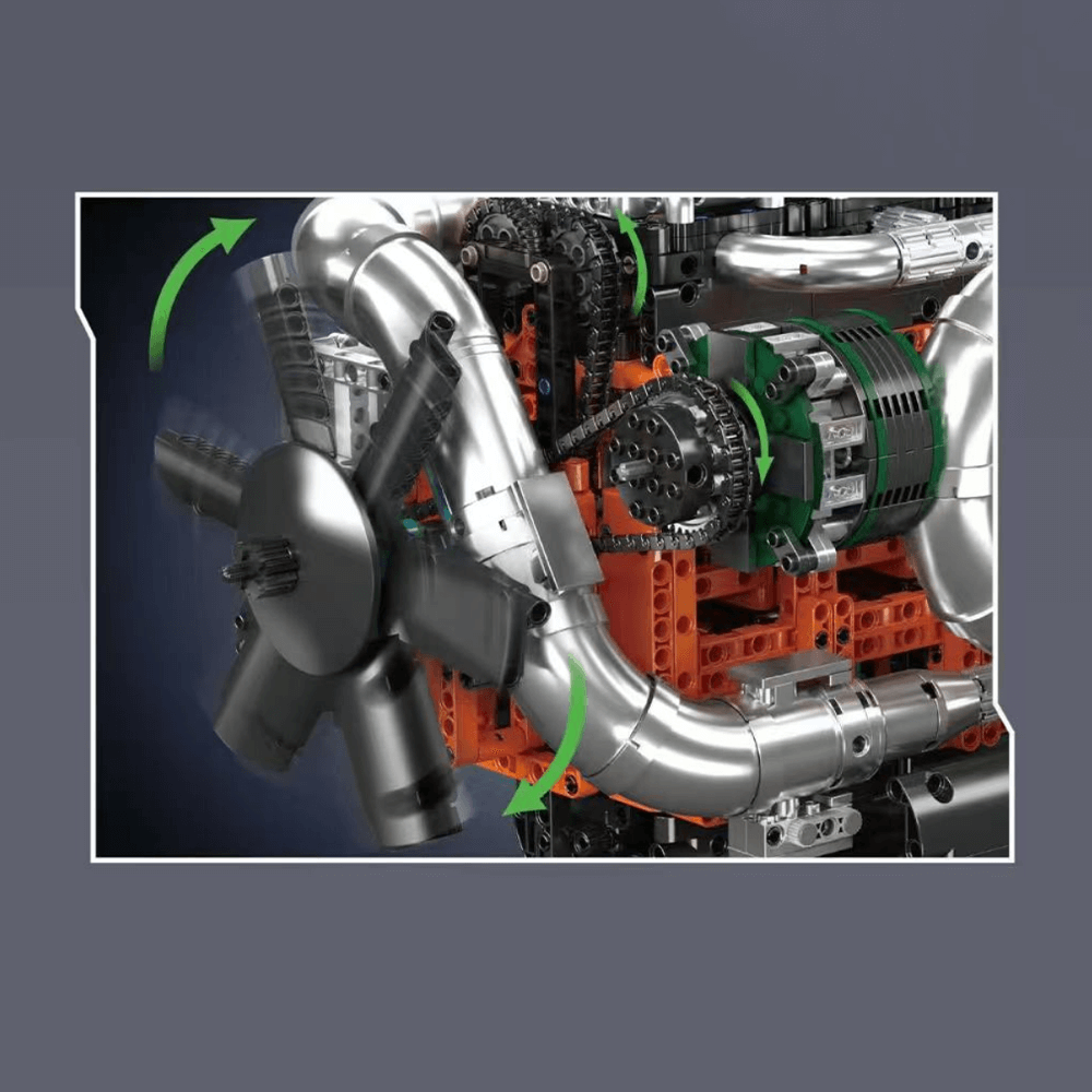 The Ultimate Inline-6 Truck Engine 3235pcs