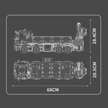 Remote Controlled Crane Truck 4011pcs