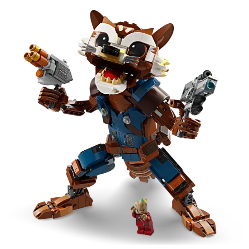 Rocket Raccoon Figure | 566 PCS
