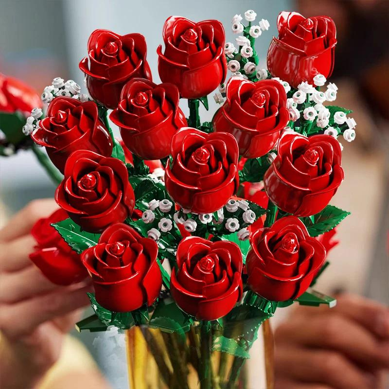 Rose Bouquet Building Set | 968 PCS