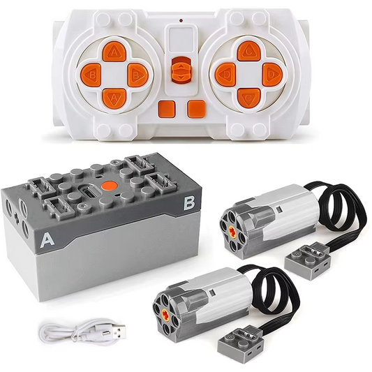 Upgrade Your Technic Set into a Remote-Controlled Car | High-Power Motor Kit