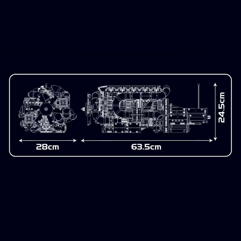 The Ultimate Inline-6 Truck Engine 3235pcs