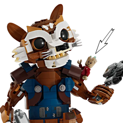 Rocket Raccoon Figure | 566 PCS