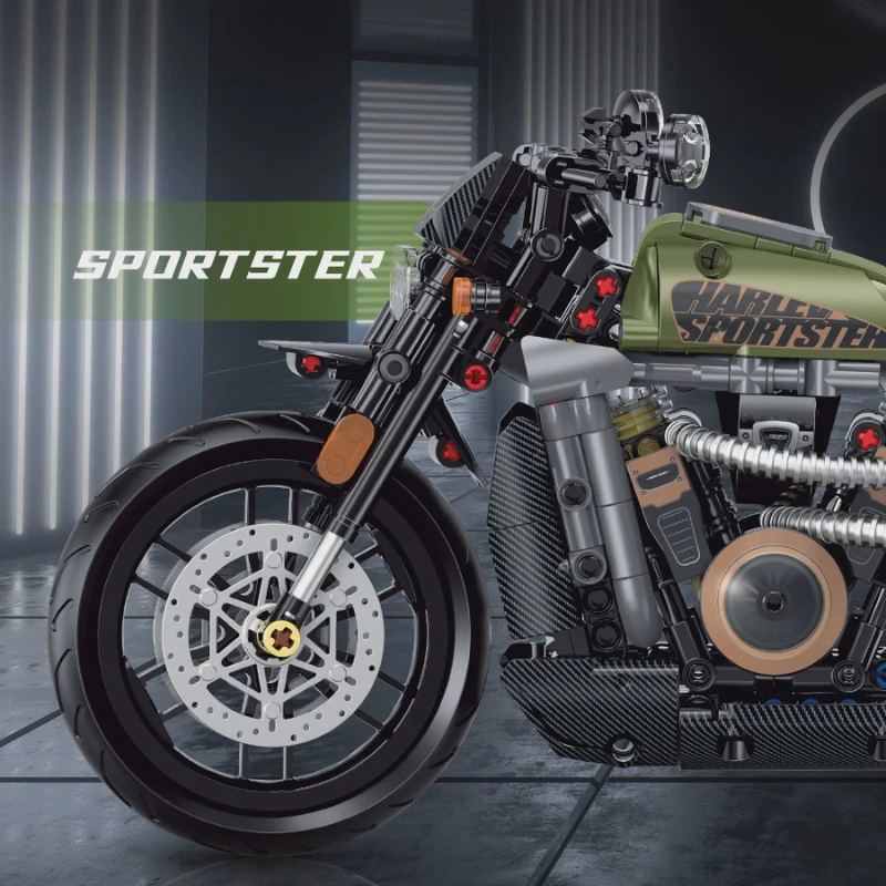 Duke Harley Sportster Motorcycle | 634PCS