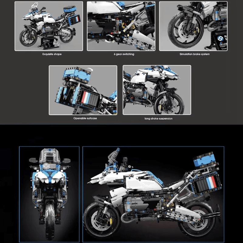 BMW R1250 GS Technic | 2.396 PCS – 1:5 Scale Model