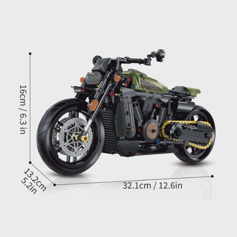 Duke Harley Sportster Motorcycle | 634PCS