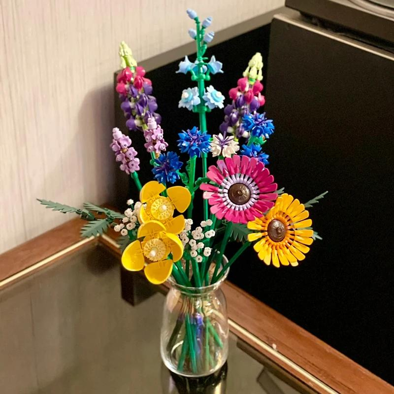 Flower Bouquet Building Set | 939 PCS