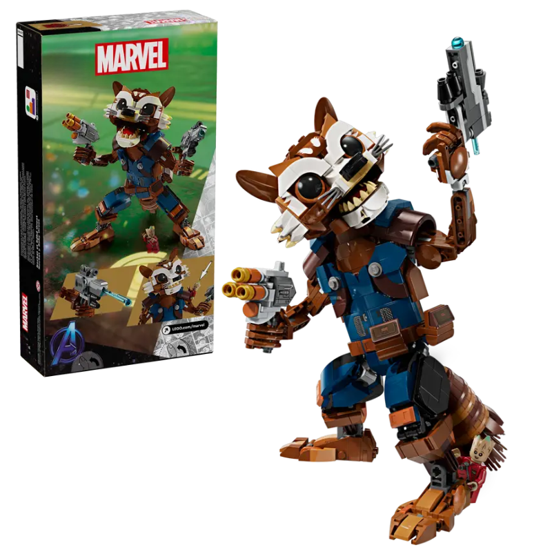 Rocket Raccoon Figure | 566 PCS