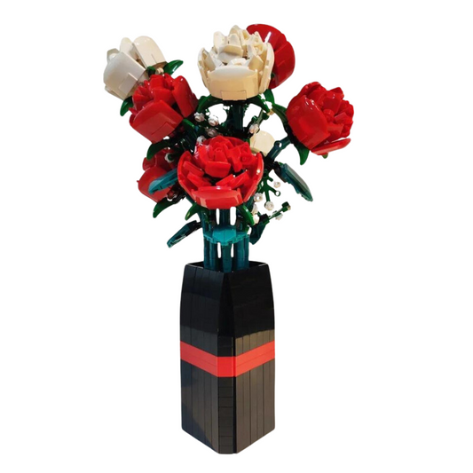 Rose Vase Building Set | 818 PCS