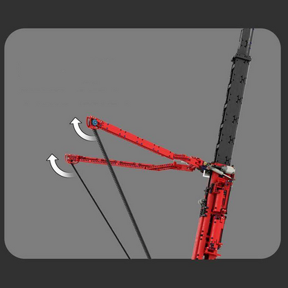 Red Edition Remote Controlled Crane 9176pcs