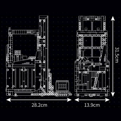 Remote Controlled Forklift 1505pcs