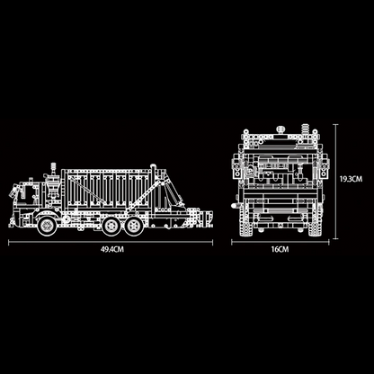 Remote Controlled Garbage Truck 1688pcs