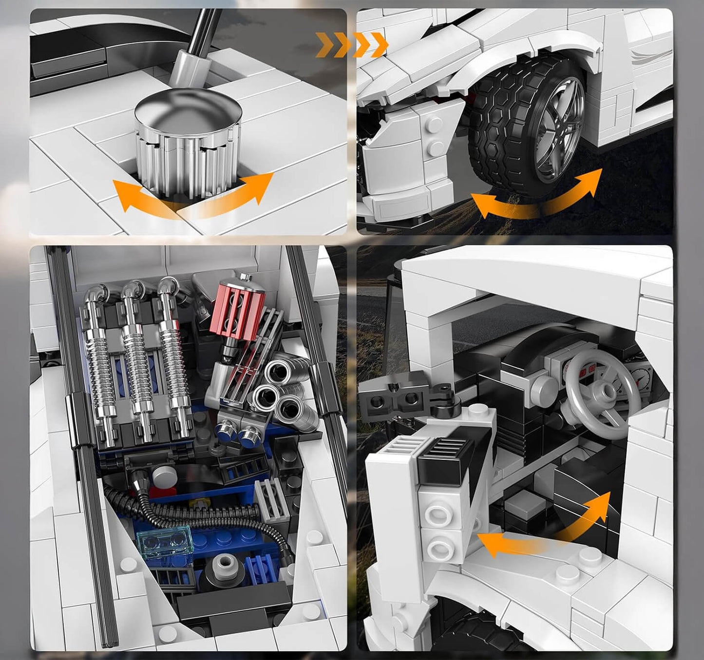 High-Performance European Race Truck 1603pcs
