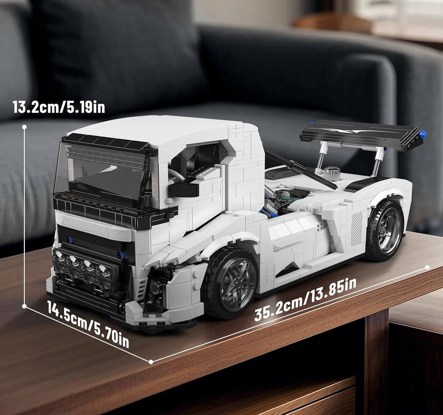 High-Performance European Race Truck 1603pcs